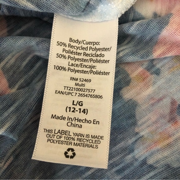 Time and Tru Sleeveless Sharkbite Tunic - Picture 7 of 8